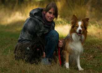 Hondentrainer Kathinka met haar bordercollie